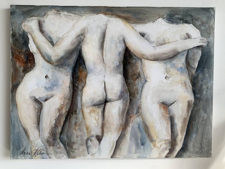 Original Figurative World Culture Painting by Anna Afshar