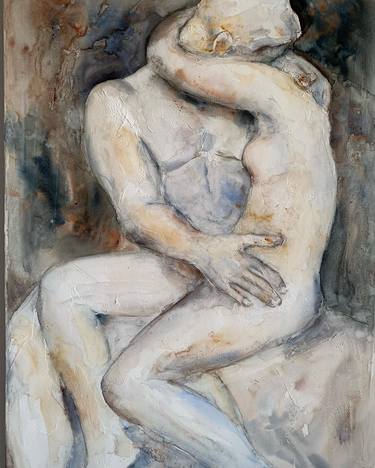 Print of Figurative Love Paintings by Anna Afshar