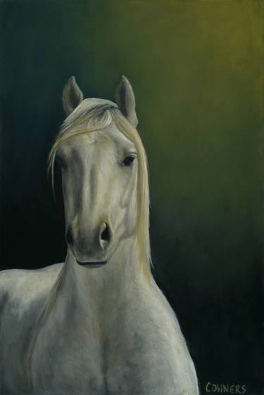 Saatchi Art Artist Christine Conners; Paintings, “Cavallo in Piedi” #art