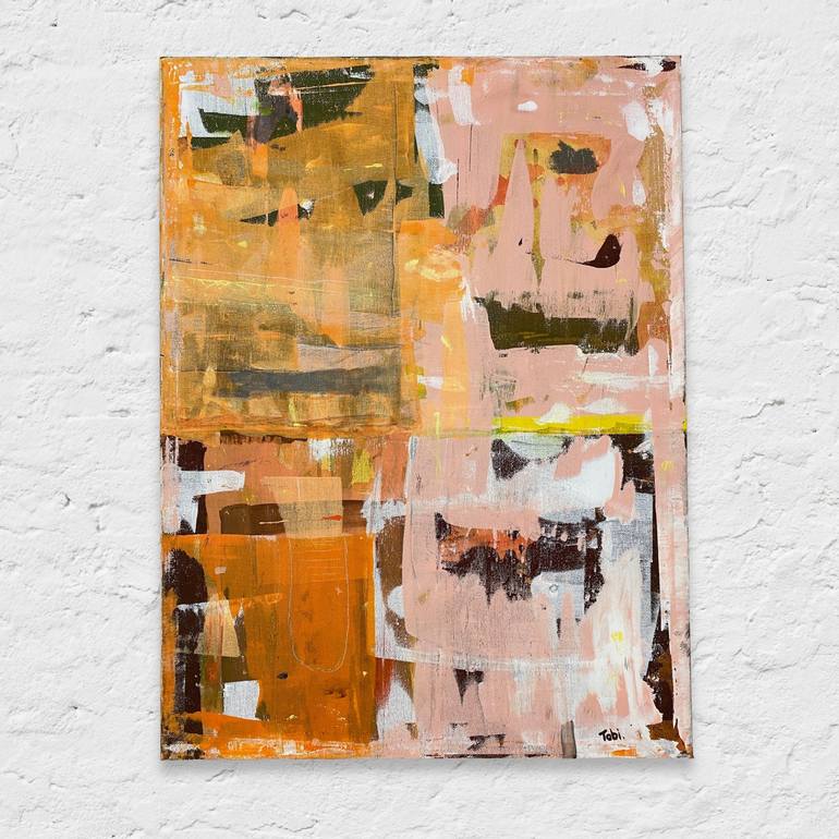 Original Abstract Expressionism Abstract Painting by Tobi Beck