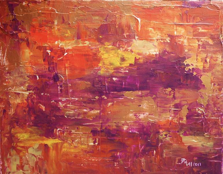 Original Abstract Painting by Kyong Hye Yun