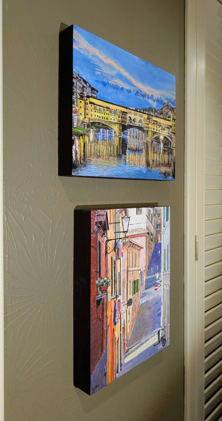 Original Illustration Travel Painting by Barry Parks