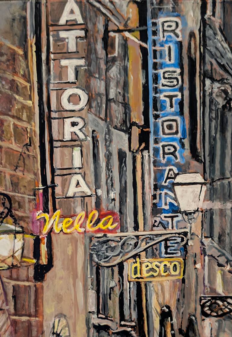 Original Illustration Travel Painting by Barry Parks