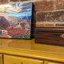 Painting on display