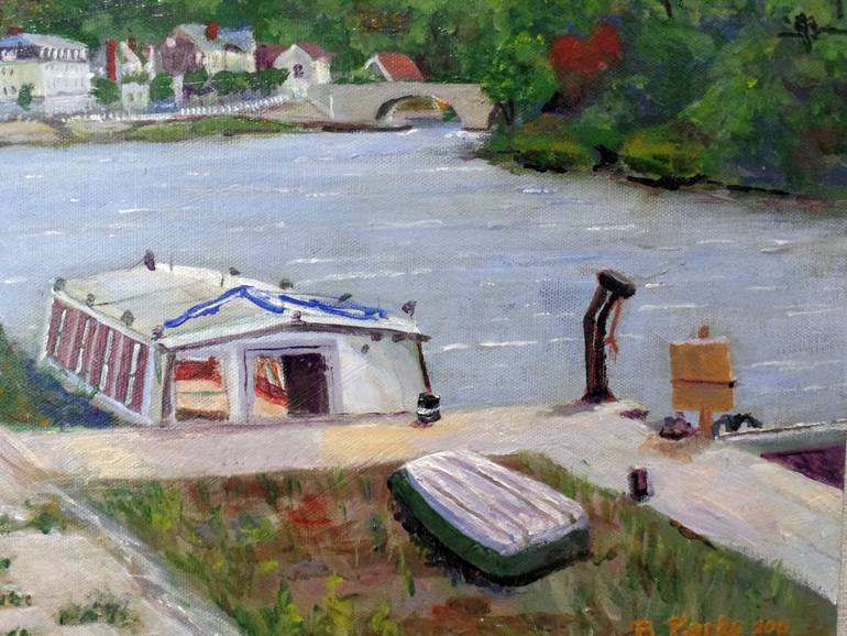Original Figurative Travel Painting by Barry Parks