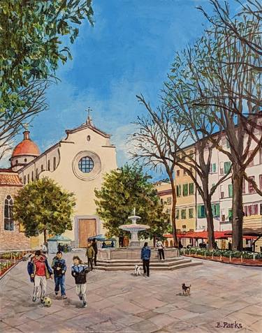 Original Fine Art Travel Paintings by Barry Parks