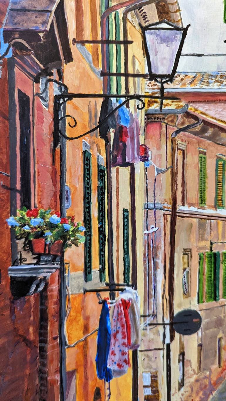Original Fine Art Travel Painting by Barry Parks