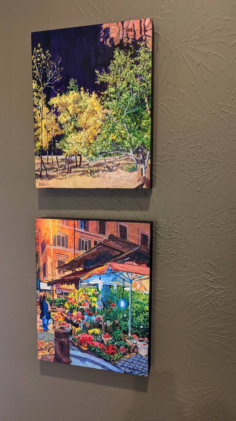 Original Illustration Travel Painting by Barry Parks