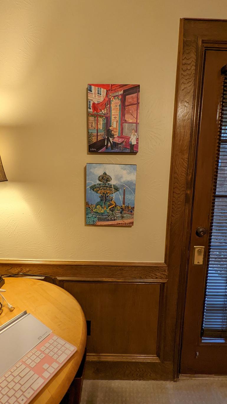 Original Figurative Travel Painting by Barry Parks