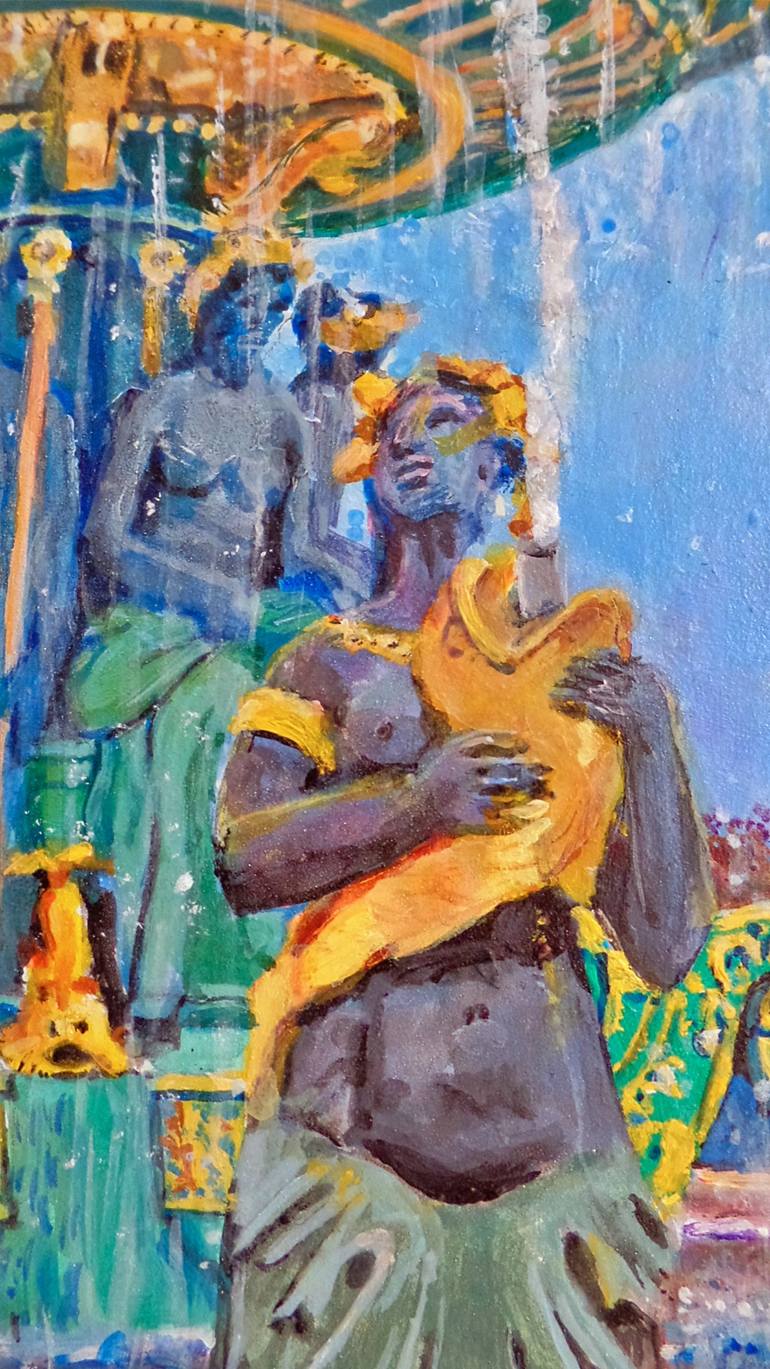 Original Figurative Travel Painting by Barry Parks