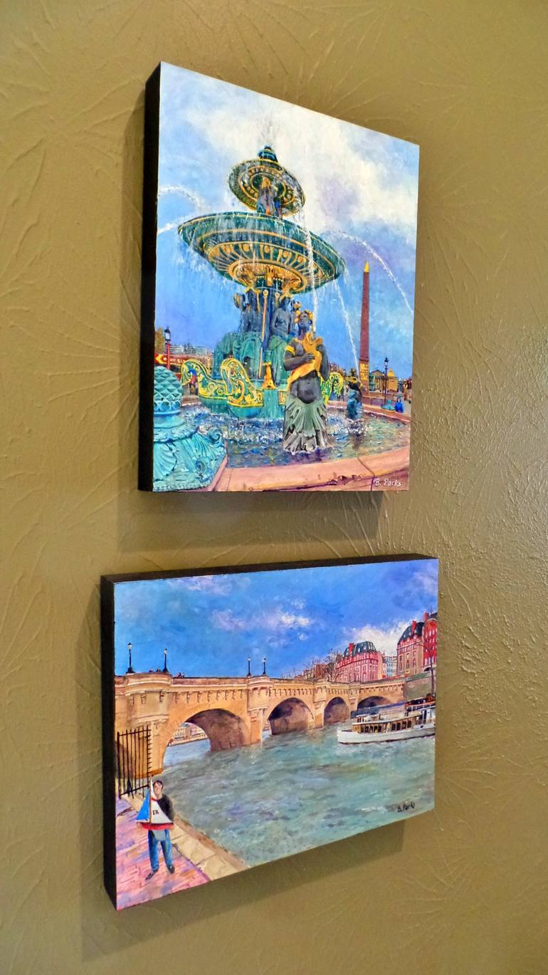 Original Figurative Travel Painting by Barry Parks