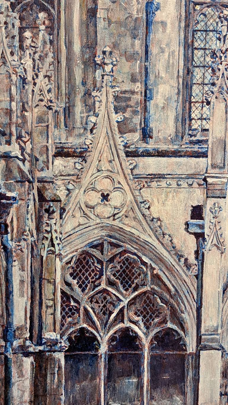 Original Figurative Architecture Painting by Barry Parks