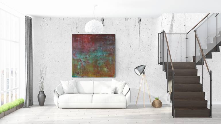Original Abstract Expressionism Abstract Painting by Gergely Gulyás