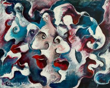 Original Abstract Paintings by Gisela Kraus
