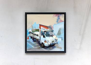 Original Fine Art Automobile Paintings by Walter Molli