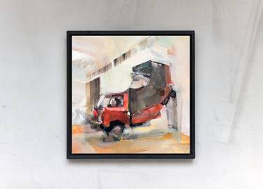 Original Fine Art Automobile Paintings by Walter Molli