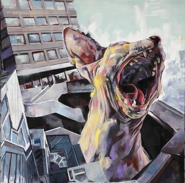 Original Figurative Animal Paintings by Walter Molli