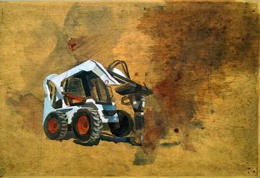 Original Conceptual Automobile Paintings by Walter Molli