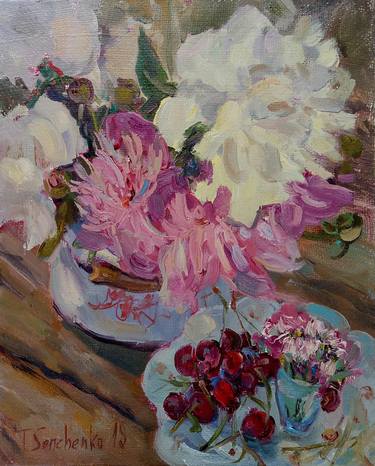 Original Impressionism Still Life Paintings by Tetiana Senchenko