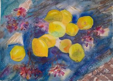 Original Expressionism Botanic Paintings by Tetiana Senchenko