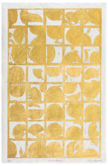 Saatchi Art Artist Lisa Hunt; Printmaking, “Rounds Negative (Rice Paper) Limited edition 10” #art
