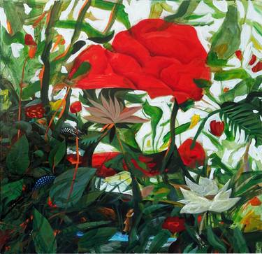 Original Expressionism Botanic Paintings by Rolf Jansson