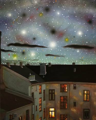 Print of Expressionism Architecture Paintings by Rolf Jansson