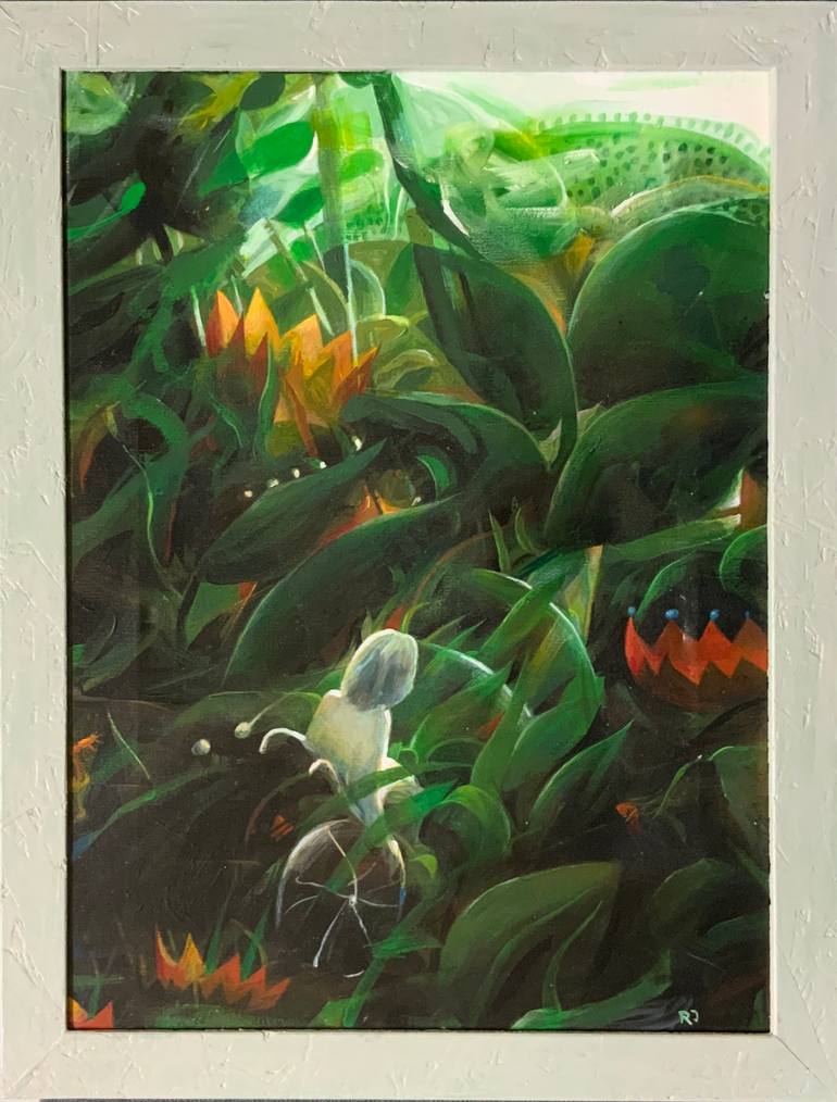 Original Figurative Fantasy Painting by Rolf Jansson