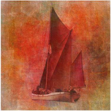 Print of Impressionism Boat Mixed Media by IDGARA IDGARA