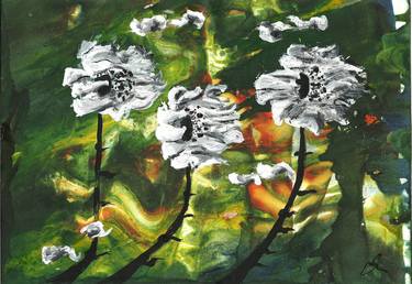 Print of Abstract Floral Paintings by Melinte Simon