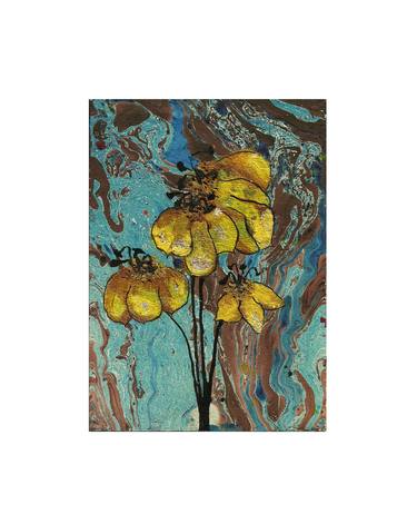 Print of Abstract Floral Paintings by Melinte Simon