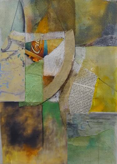 Original Abstract Collage by Susana Llobet