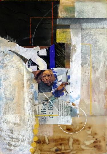 Original Abstract Collage by Susana Llobet