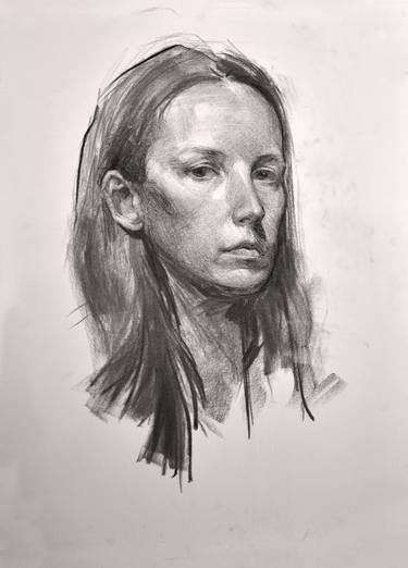 Print of Fine Art Portrait Drawings by Irina Samoylovskaya