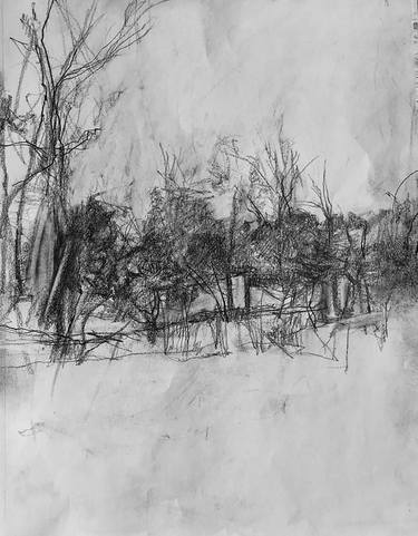 Original Realism Landscape Drawings by Carol Heft