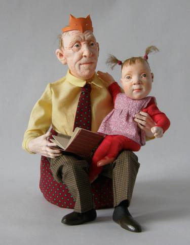 Original People Sculpture by Olena Tselujko