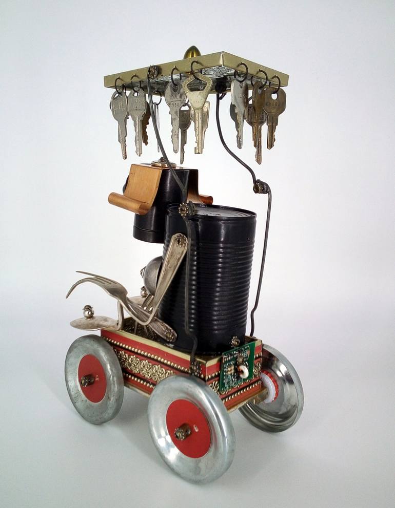 Original Expressionism Automobile Sculpture by branimir misic