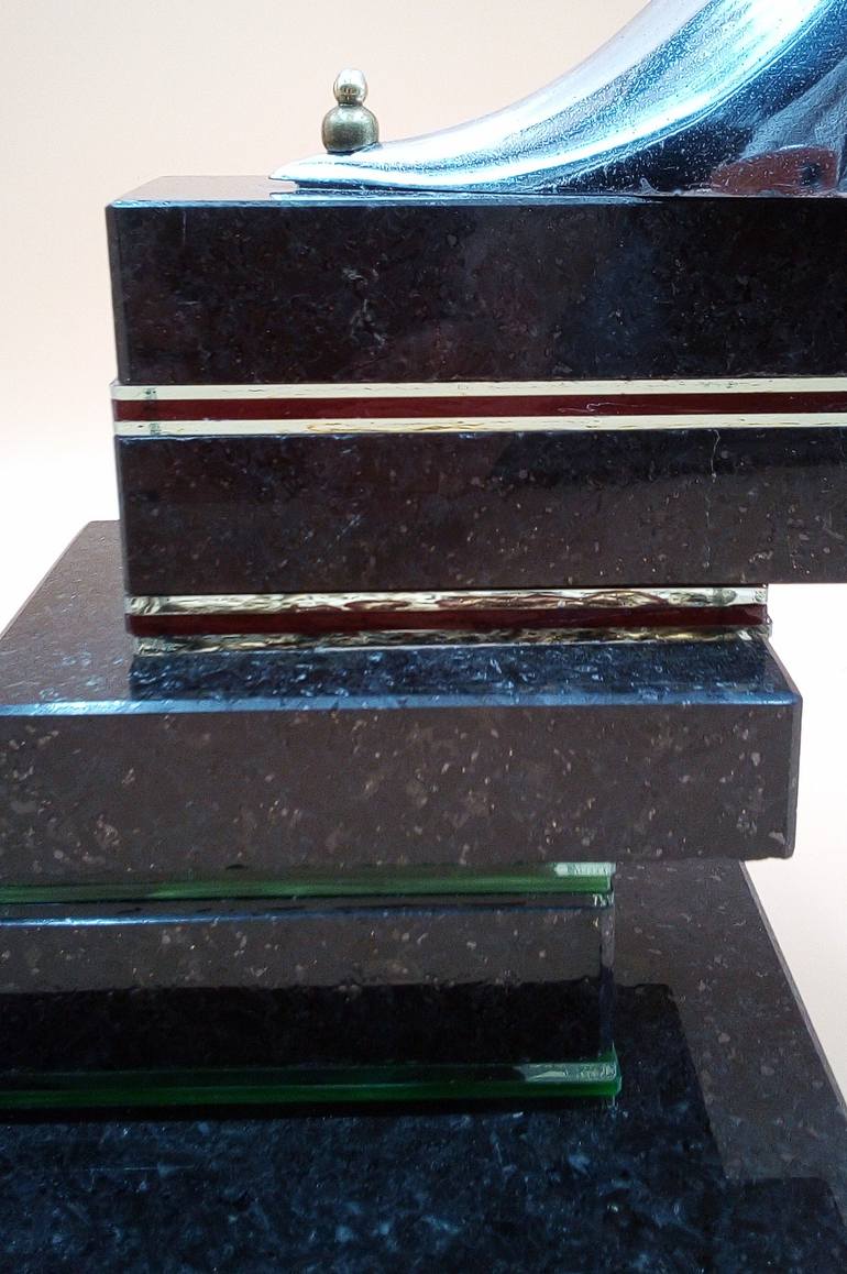 Original Art Deco Architecture Sculpture by Branimir Misic