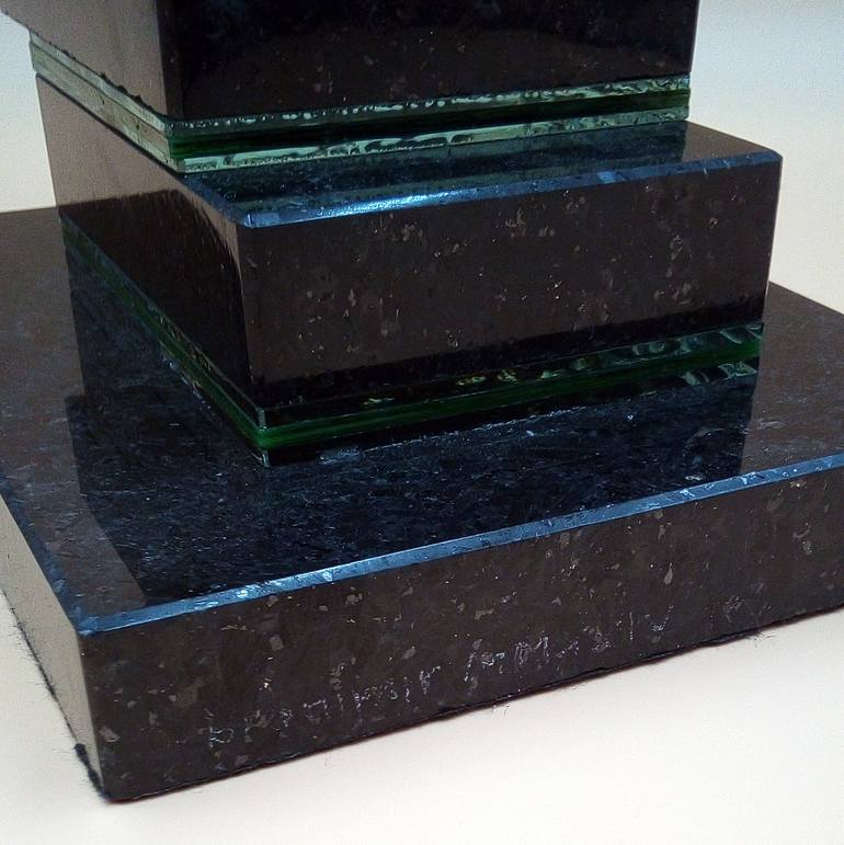 Original Art Deco Architecture Sculpture by Branimir Misic