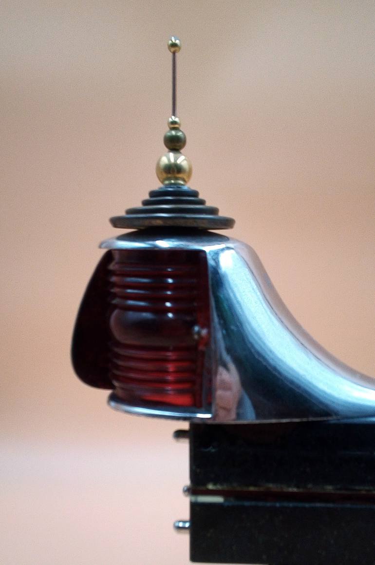 Original Art Deco Architecture Sculpture by Branimir Misic