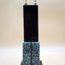 side, modern abstract sculpture black grey marble