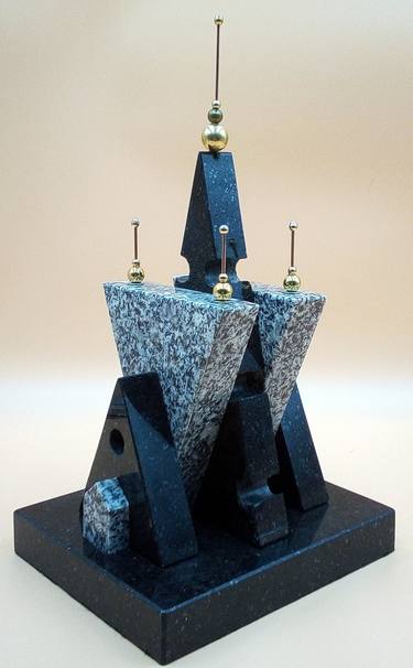 Original Art Deco Architecture Sculpture by branimir misic