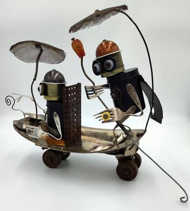 Original Conceptual Boat Sculpture by Branimir Misic