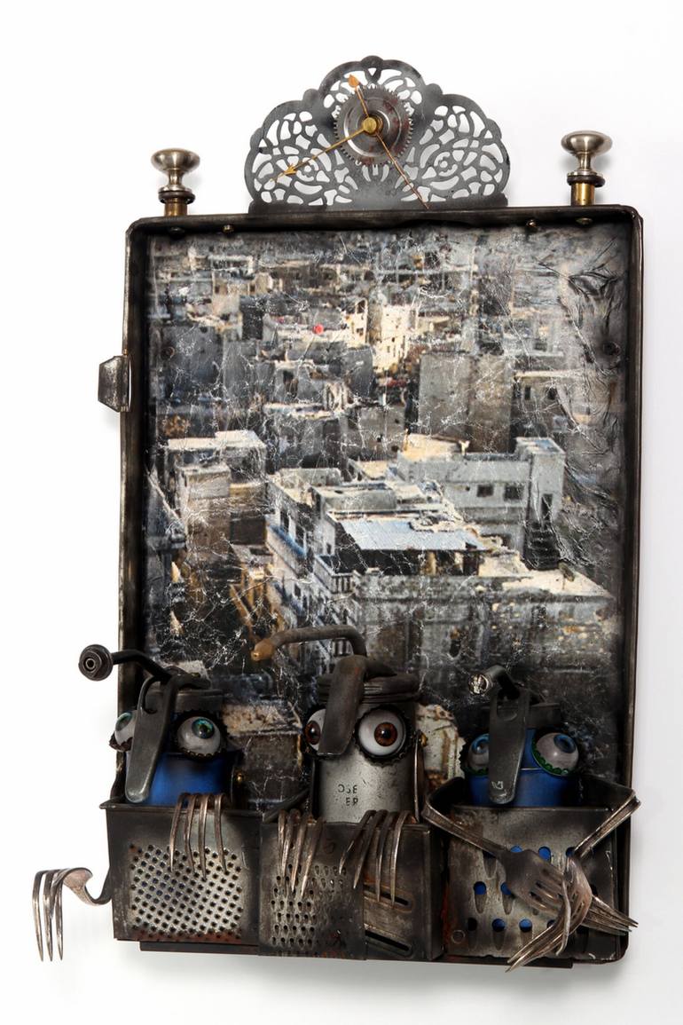 Original Conceptual Cities Sculpture by Branimir Misic