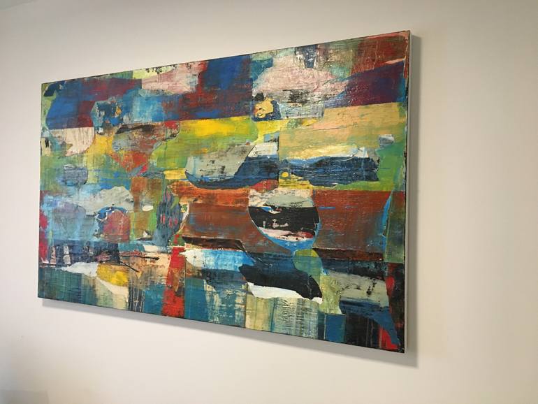 Original Abstract Expressionism Abstract Painting by Audry Kalman