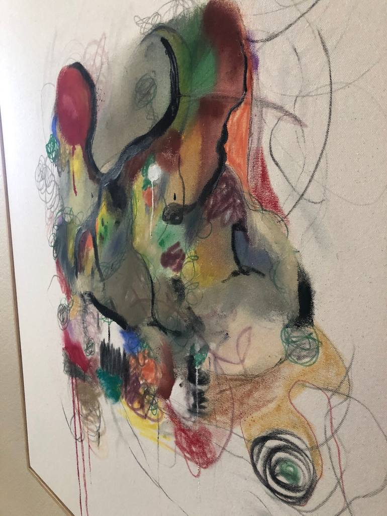 Original Abstract Expressionism Abstract Painting by Ivan Shepatf