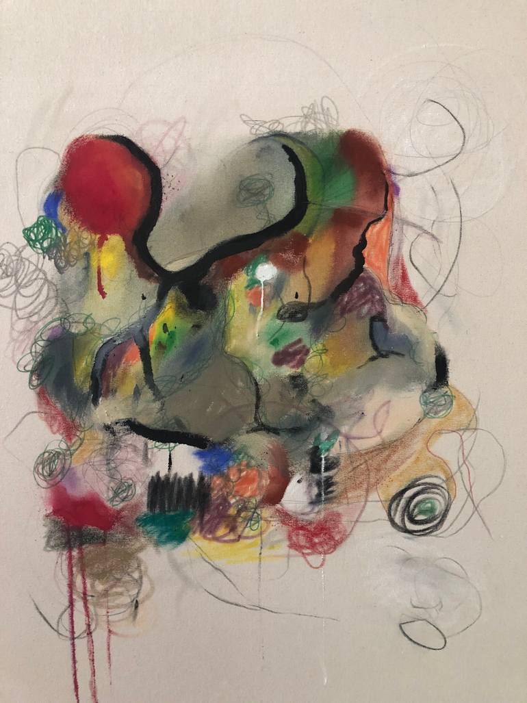 Original Abstract Expressionism Abstract Painting by Ivan Shepatf