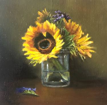 Print of Realism Floral Paintings by Mb Hucker