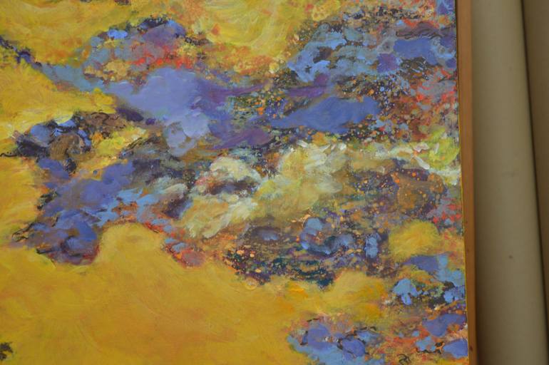 Original Impressionism Abstract Painting by Robert Gheyssens