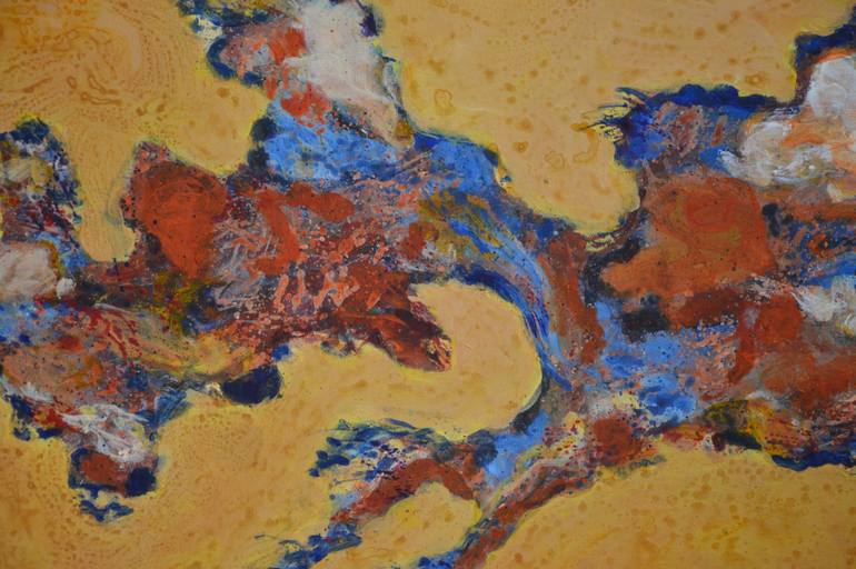 Original Abstract Expressionism Abstract Painting by Robert Gheyssens